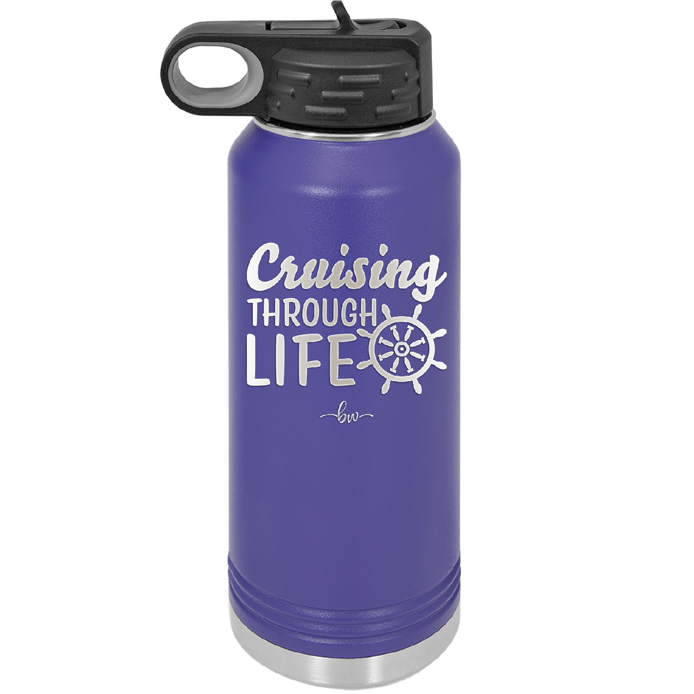 Cruising Through Life Cruise 2 - Laser Engraved Stainless Steel Drinkware - 1435 -