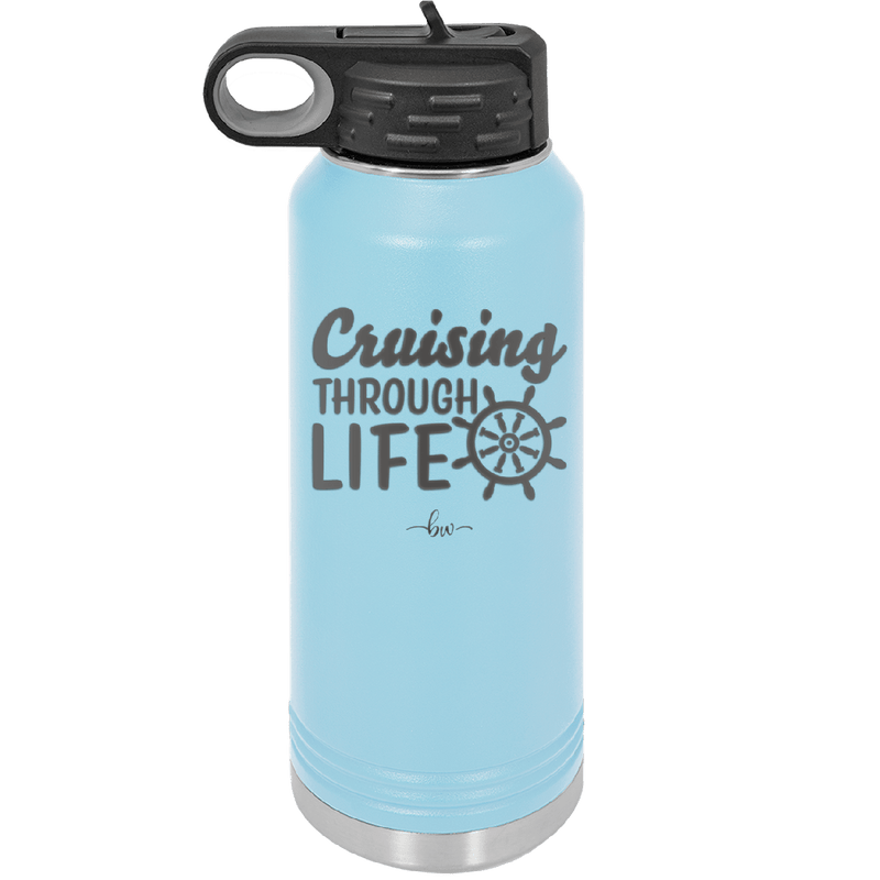 Cruising Through Life Cruise 2 - Laser Engraved Stainless Steel Drinkware - 1435 -