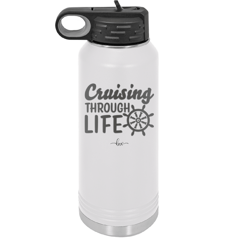 Cruising Through Life Cruise 2 - Laser Engraved Stainless Steel Drinkware - 1435 -