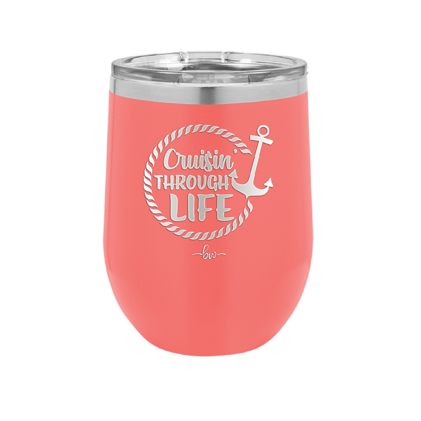 Cruising Through Life Cruise 3 - Laser Engraved Stainless Steel Drinkware - 1436 -