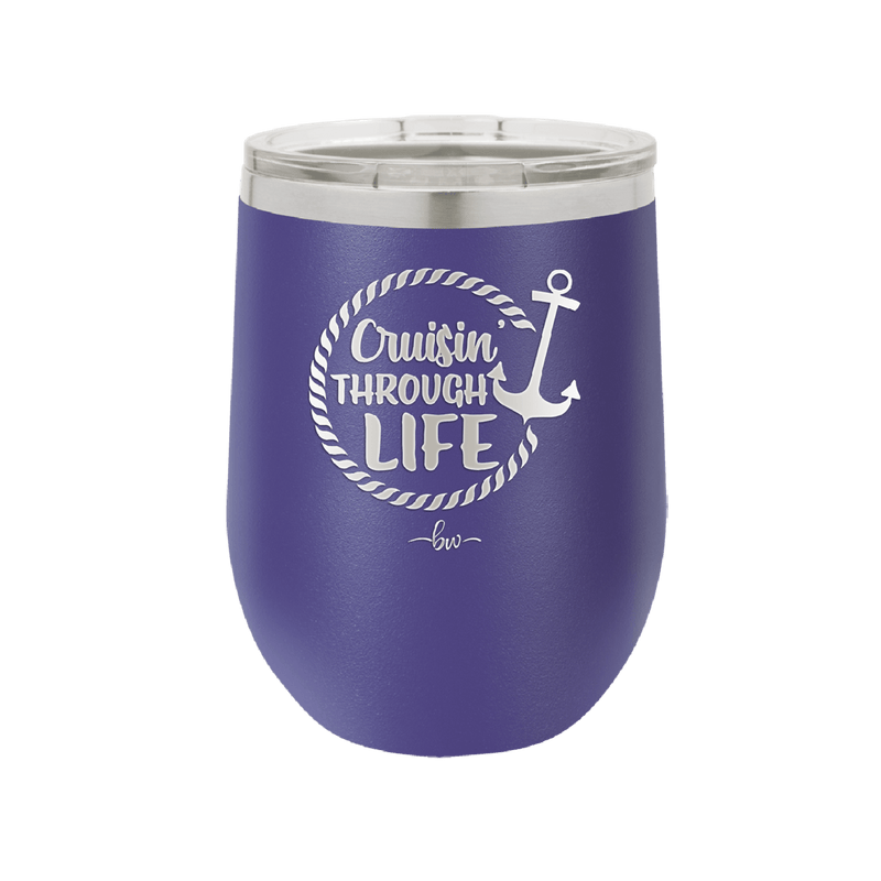 Cruising Through Life Cruise 3 - Laser Engraved Stainless Steel Drinkware - 1436 -