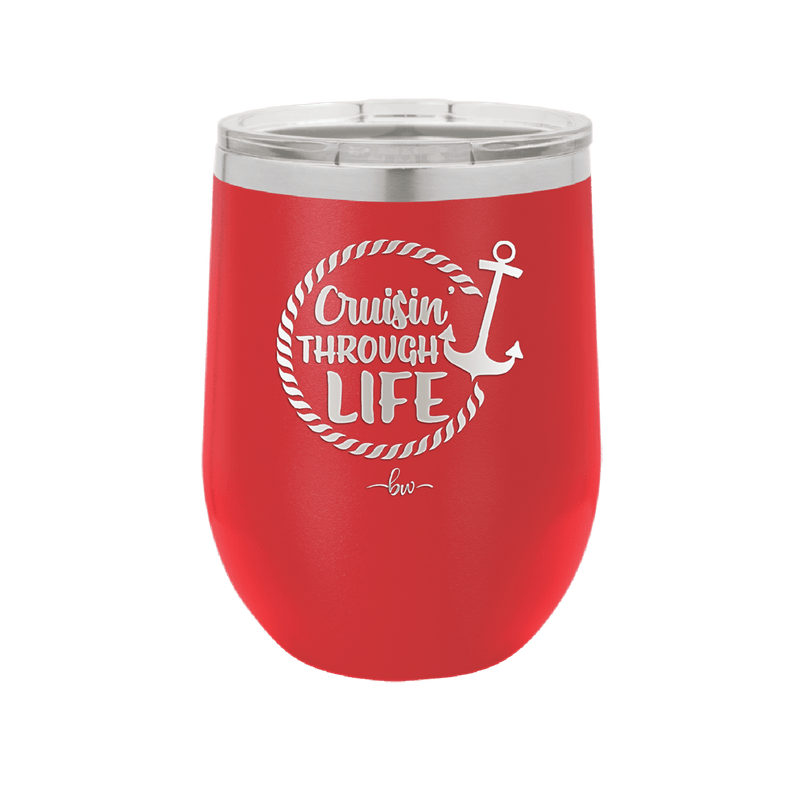 Cruising Through Life Cruise 3 - Laser Engraved Stainless Steel Drinkware - 1436 -