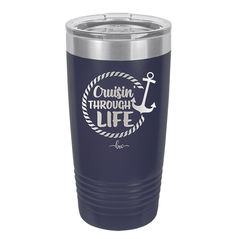 Cruising Through Life Cruise 3 - Laser Engraved Stainless Steel Drinkware - 1436 -