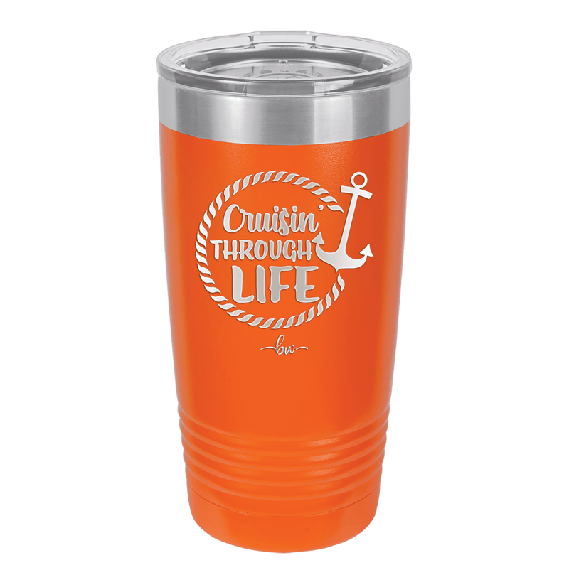 Cruising Through Life Cruise 3 - Laser Engraved Stainless Steel Drinkware - 1436 -