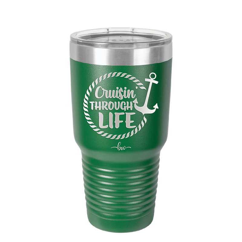 Cruising Through Life Cruise 3 - Laser Engraved Stainless Steel Drinkware - 1436 -