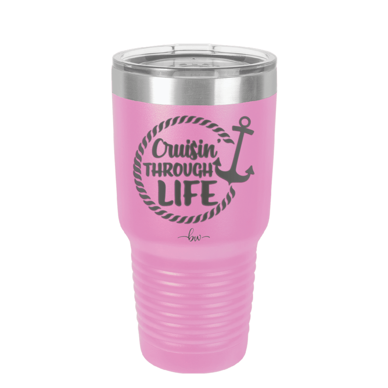 Cruising Through Life Cruise 3 - Laser Engraved Stainless Steel Drinkware - 1436 -