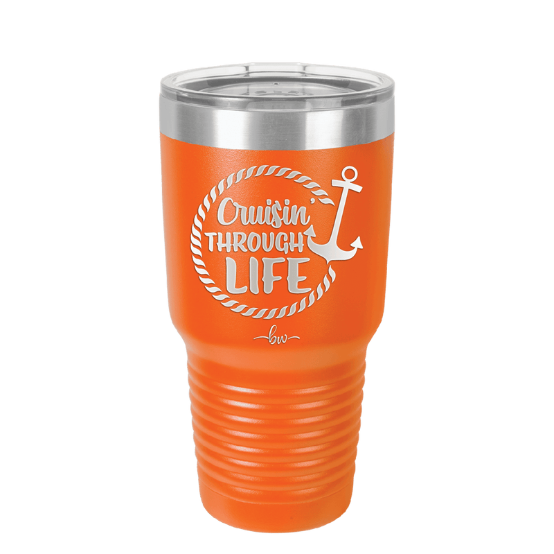 Cruising Through Life Cruise 3 - Laser Engraved Stainless Steel Drinkware - 1436 -