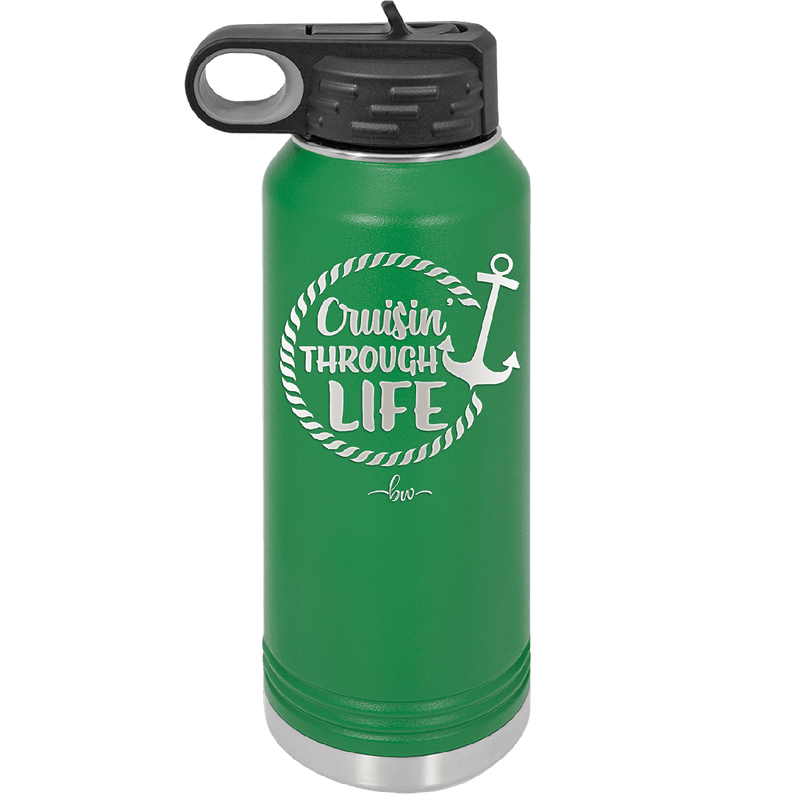 Cruising Through Life Cruise 3 - Laser Engraved Stainless Steel Drinkware - 1436 -