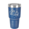 Joy to the World Script - Laser Engraved Stainless Steel Drinkware - 1439 -
