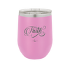 Faith Script - Laser Engraved Stainless Steel Drinkware - 1440 -