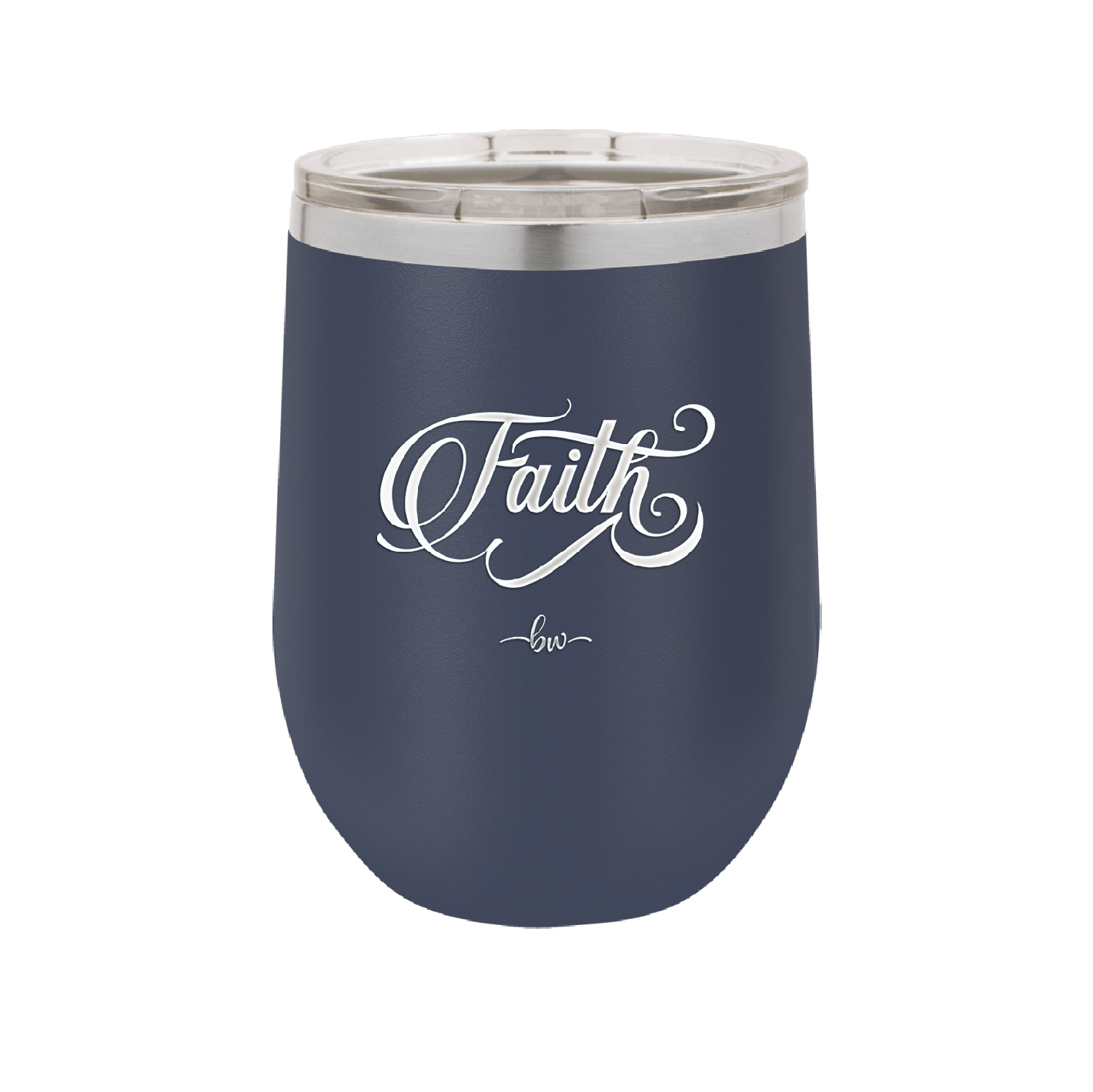 Faith Script - Laser Engraved Stainless Steel Drinkware - 1440 -