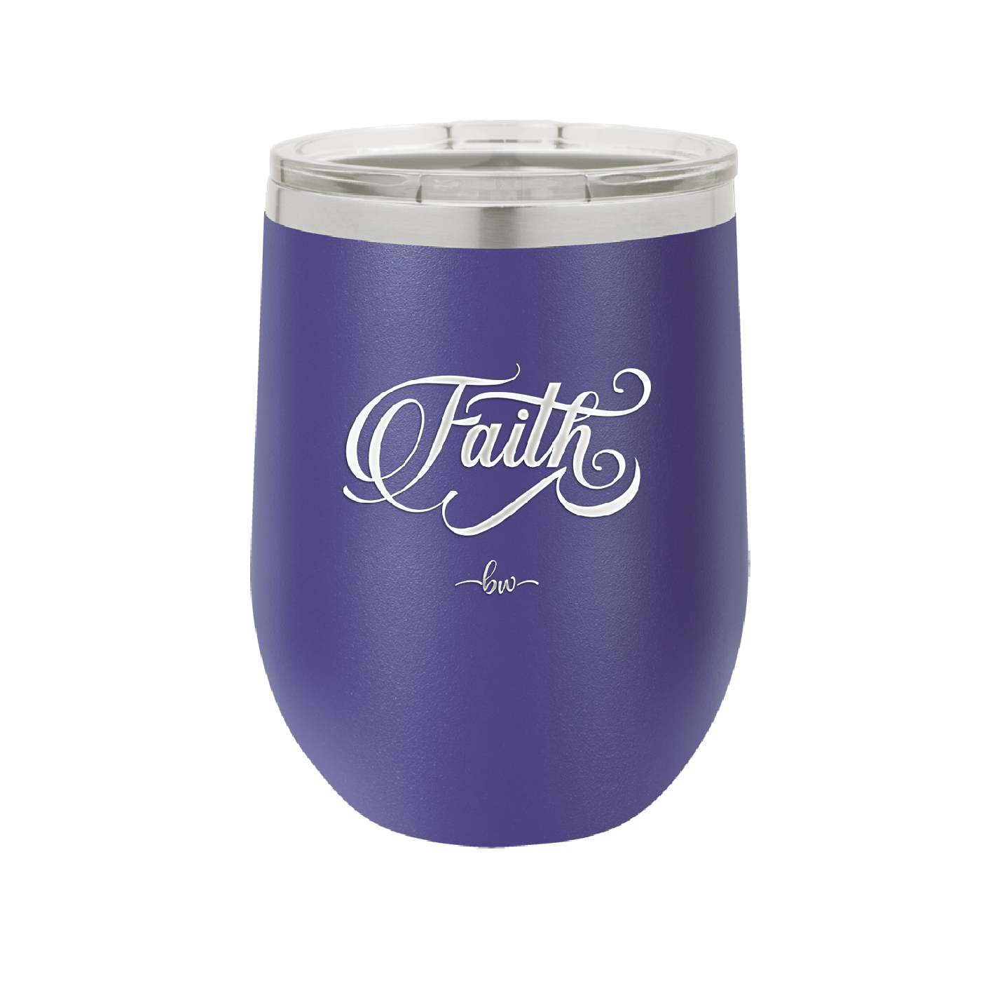 Faith Script - Laser Engraved Stainless Steel Drinkware - 1440 -