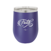 Faith Script - Laser Engraved Stainless Steel Drinkware - 1440 -