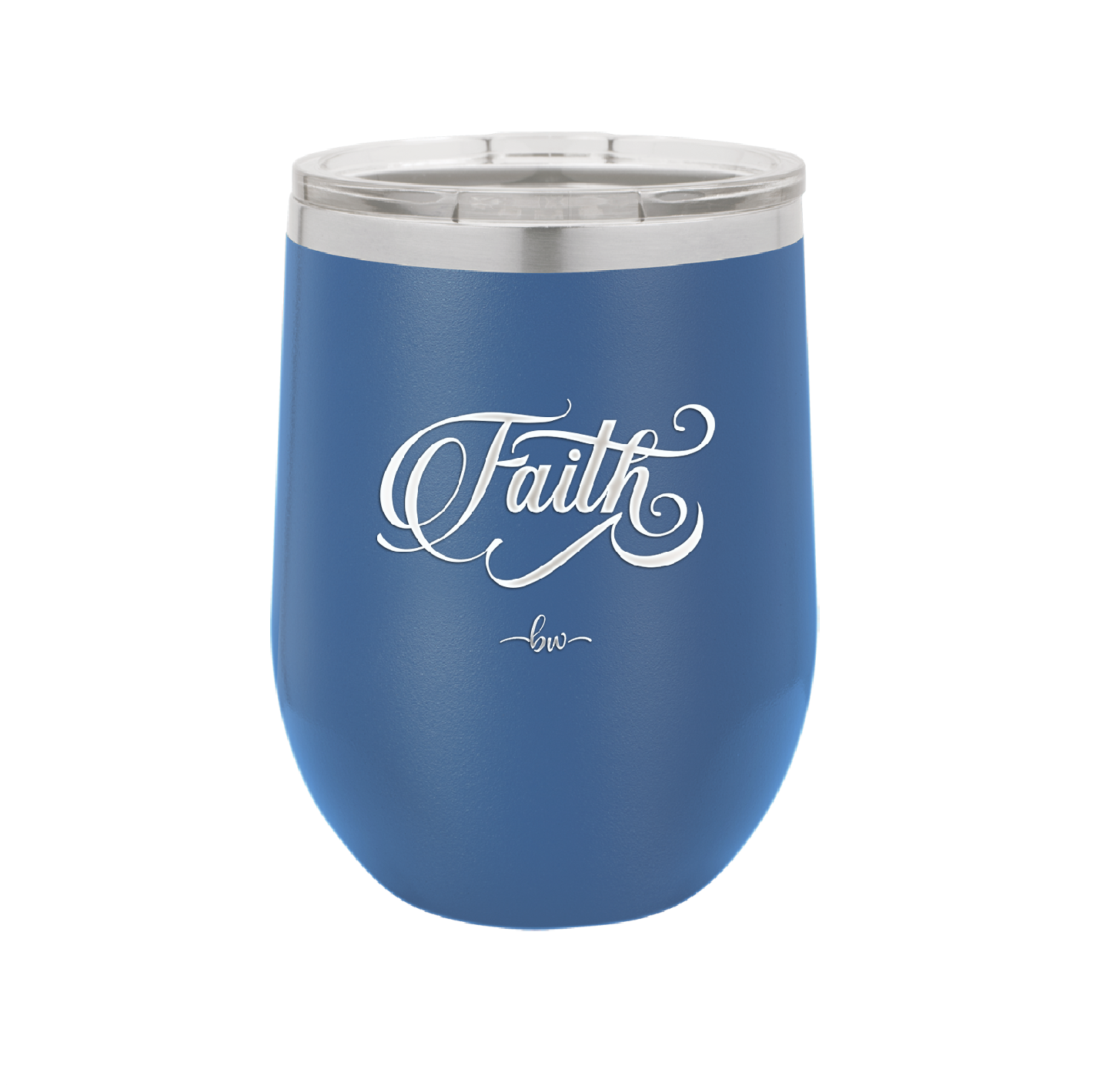 Faith Script - Laser Engraved Stainless Steel Drinkware - 1440 -