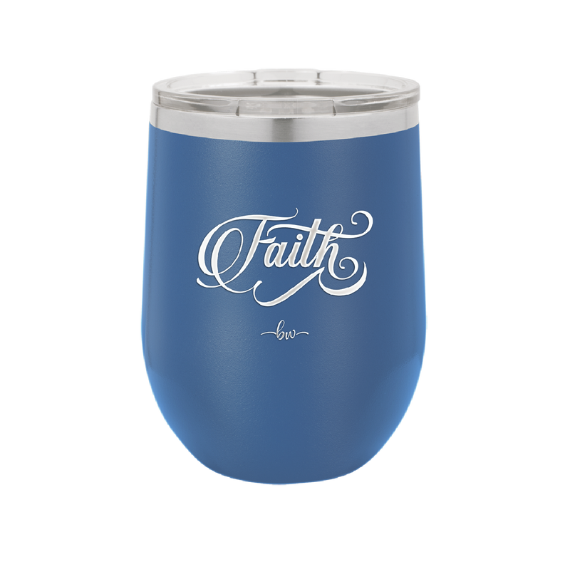 Faith Script - Laser Engraved Stainless Steel Drinkware - 1440 -