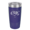Faith Script - Laser Engraved Stainless Steel Drinkware - 1440 -