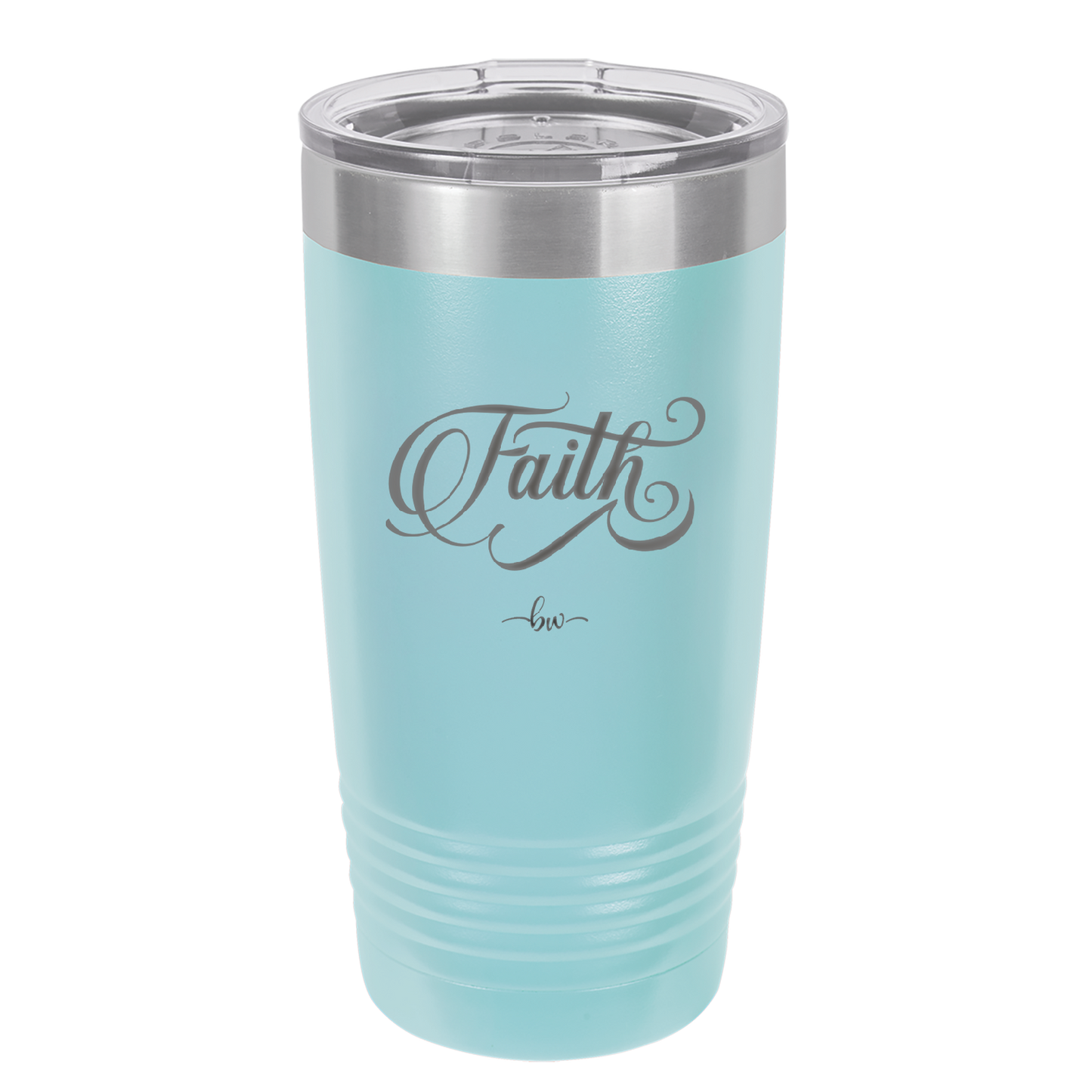 Faith Script - Laser Engraved Stainless Steel Drinkware - 1440 -