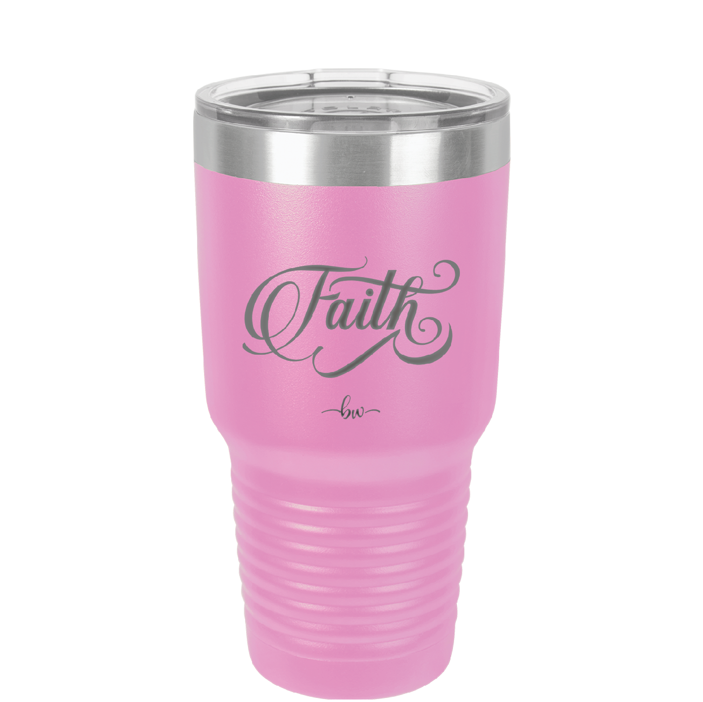 Faith Script - Laser Engraved Stainless Steel Drinkware - 1440 -