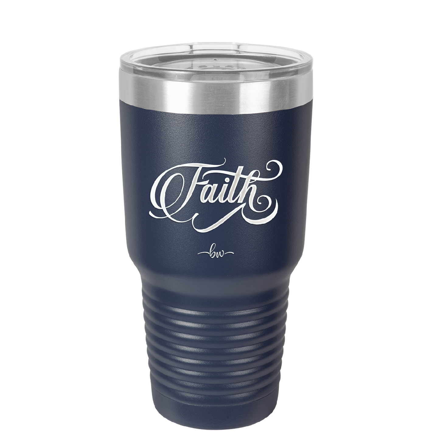 Faith Script - Laser Engraved Stainless Steel Drinkware - 1440 -