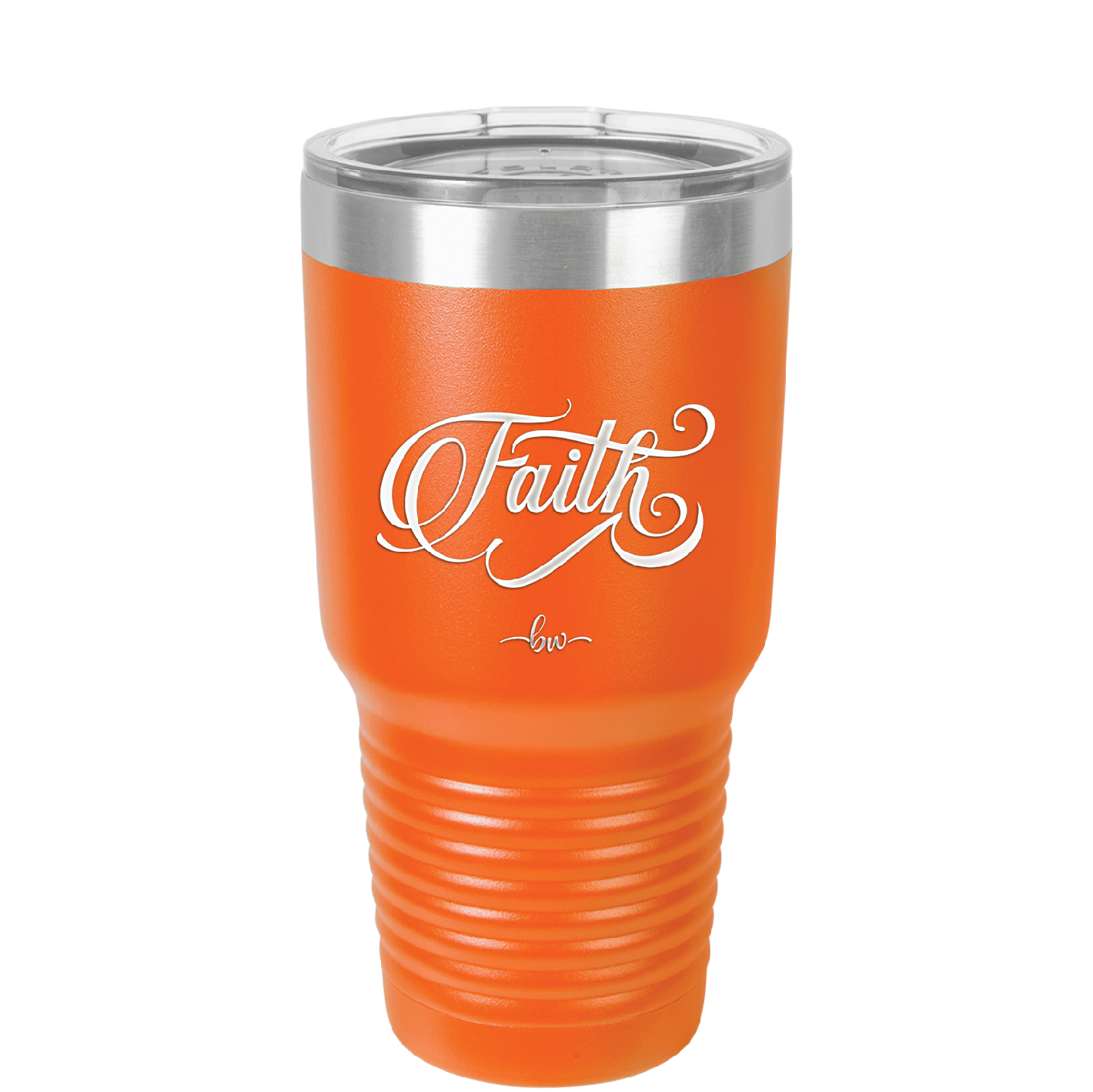 Faith Script - Laser Engraved Stainless Steel Drinkware - 1440 -