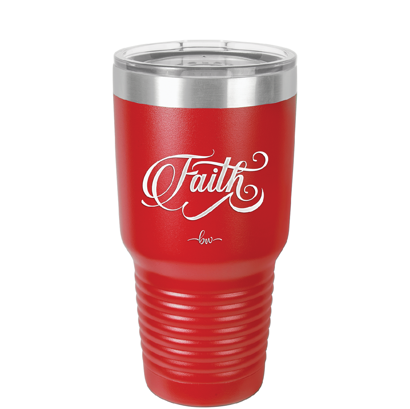 Faith Script - Laser Engraved Stainless Steel Drinkware - 1440 -