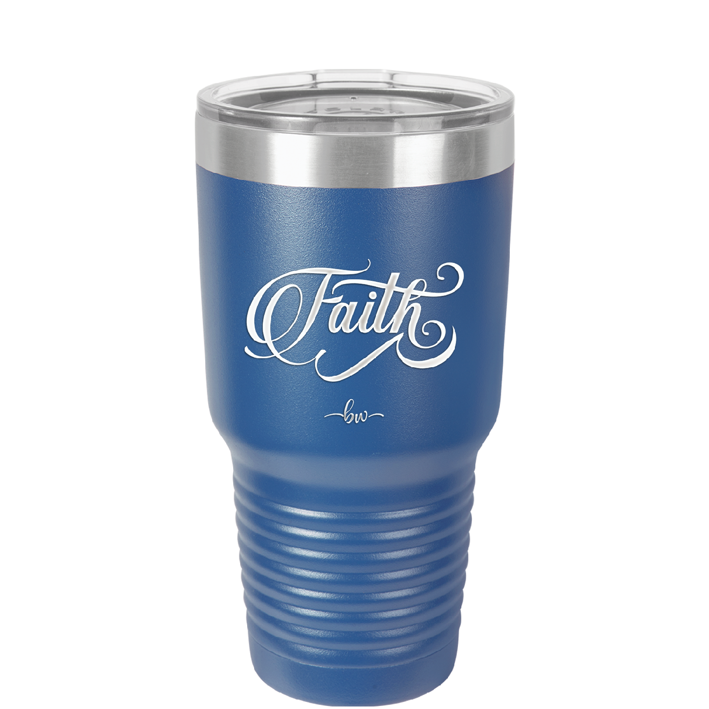 Faith Script - Laser Engraved Stainless Steel Drinkware - 1440 -