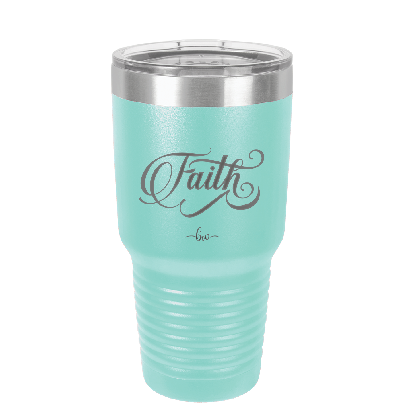 Faith Script - Laser Engraved Stainless Steel Drinkware - 1440 -