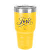 Love Script - Laser Engraved Stainless Steel Drinkware - 1441 -