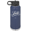 Love Script - Laser Engraved Stainless Steel Drinkware - 1441 -