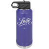 Love Script - Laser Engraved Stainless Steel Drinkware - 1441 -