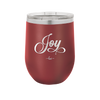 Joy Script - Laser Engraved Stainless Steel Drinkware - 1442 -