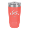 Joy Script - Laser Engraved Stainless Steel Drinkware - 1442 -