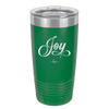Joy Script - Laser Engraved Stainless Steel Drinkware - 1442 -