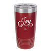 Joy Script - Laser Engraved Stainless Steel Drinkware - 1442 -