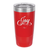 Joy Script - Laser Engraved Stainless Steel Drinkware - 1442 -