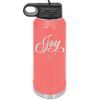 Joy Script - Laser Engraved Stainless Steel Drinkware - 1442 -