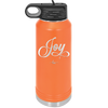 Joy Script - Laser Engraved Stainless Steel Drinkware - 1442 -