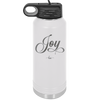 Joy Script - Laser Engraved Stainless Steel Drinkware - 1442 -