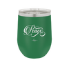 Peace Script - Laser Engraved Stainless Steel Drinkware - 1443 -