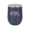 Peace Script - Laser Engraved Stainless Steel Drinkware - 1443 -