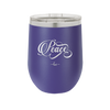 Peace Script - Laser Engraved Stainless Steel Drinkware - 1443 -