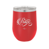 Peace Script - Laser Engraved Stainless Steel Drinkware - 1443 -