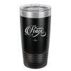Peace Script - Laser Engraved Stainless Steel Drinkware - 1443 -