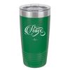Peace Script - Laser Engraved Stainless Steel Drinkware - 1443 -