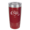 Peace Script - Laser Engraved Stainless Steel Drinkware - 1443 -