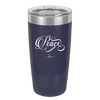 Peace Script - Laser Engraved Stainless Steel Drinkware - 1443 -
