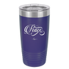 Peace Script - Laser Engraved Stainless Steel Drinkware - 1443 -