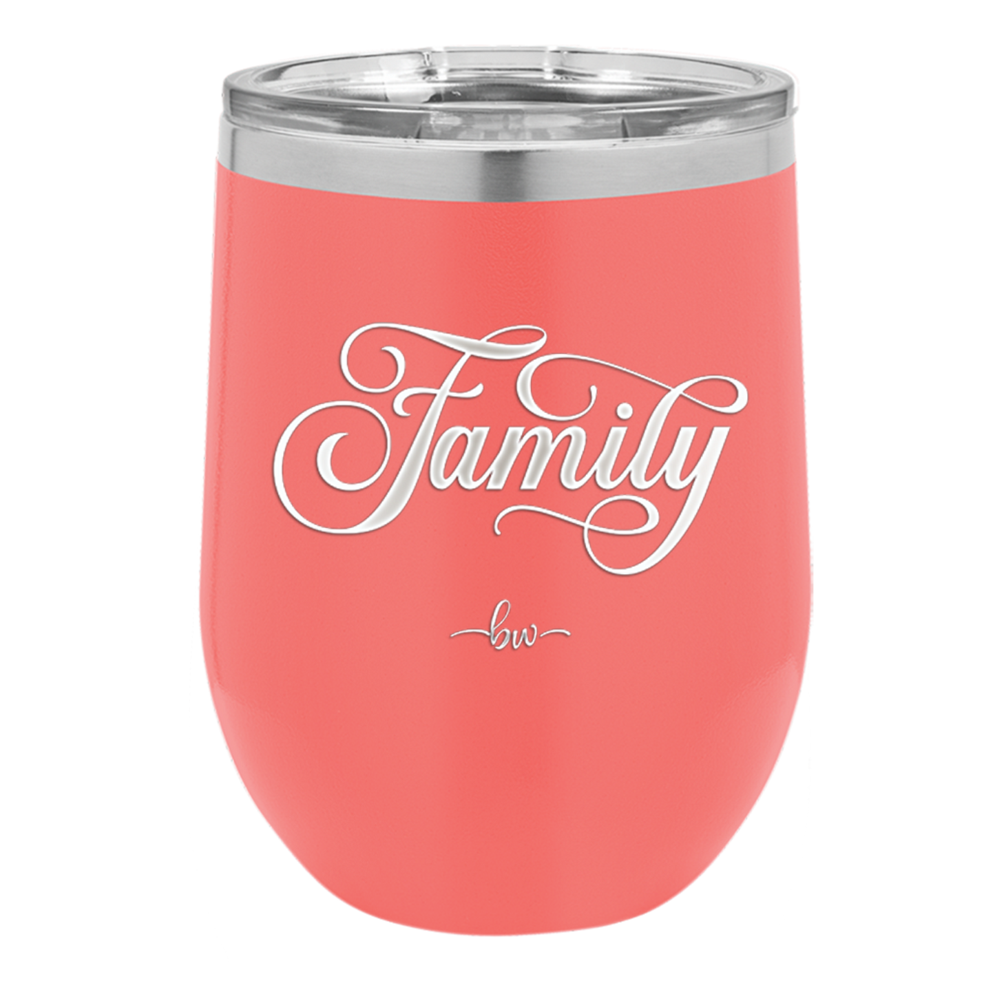 Family Script - Laser Engraved Stainless Steel Drinkware - 1444 -