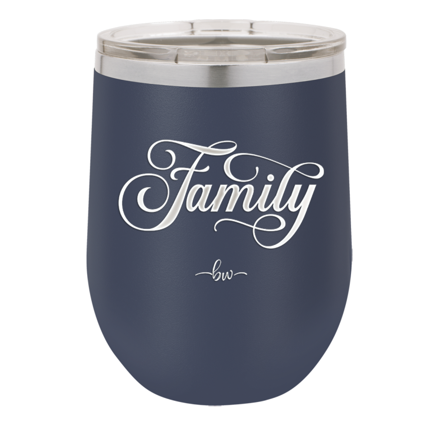 Family Script - Laser Engraved Stainless Steel Drinkware - 1444 -