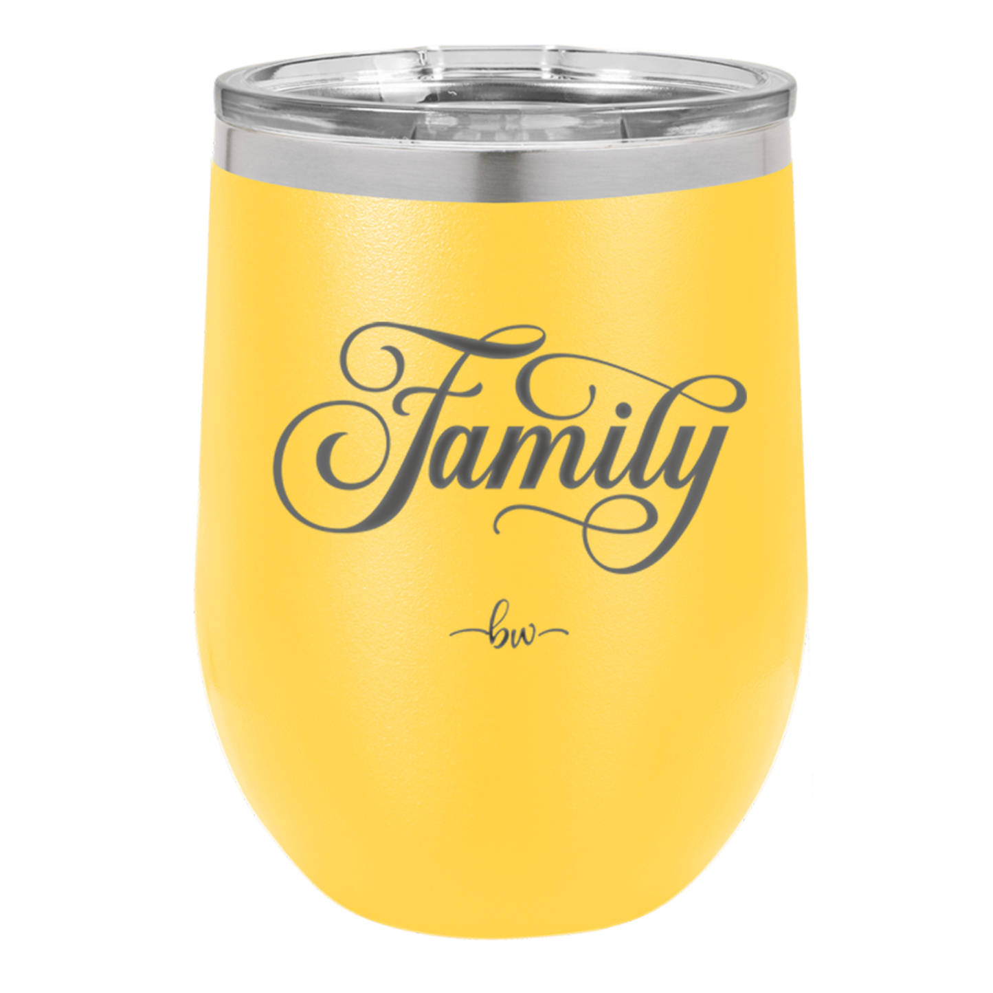Family Script - Laser Engraved Stainless Steel Drinkware - 1444 -